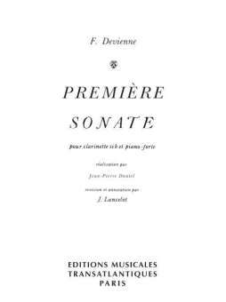 Sonata No. 1 in C major (Clarinet & Piano)