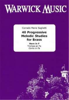 40 Progressive Melodic Studies for Brass