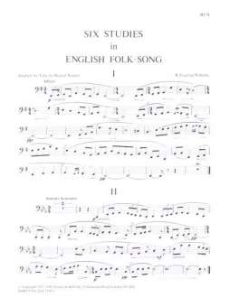 6 Studies in English Folk-Song