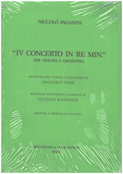 Concerto re minore no.4 per violino ed orchestra