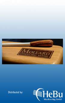 Mollard Taktstock - P Series - 14 inch (ca 35,5 cm) - Wood - white - Bloodwood