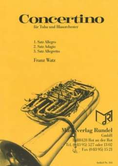 Concertino in 3 Sätzen für Tuba und Blasorchester