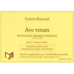 Ave Verum - Wolfgang Amadeus Mozart / Arr. Willi Löffler