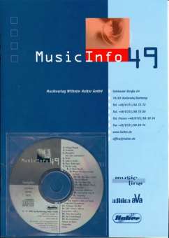 Promo PSH + CD: Halter - Musicinfo Nr. 49