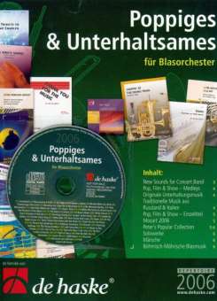 Promo Kat + CD: De Haske - Poppiges & Unterhaltsames für Blasorchester 2006