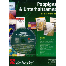 Promo Kat + CD: De Haske - Poppiges & Unterhaltsames für Blasorchester 2006
