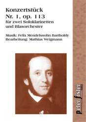 Konzertstück Nr. 1 für 2 Klarinetten & BLO, op. 113, Nr.1 - Felix Mendelssohn-Bartholdy / Arr. Mathias Weigmann