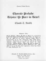 Chorale Prelude on a German Hymn Tune - Claude T. Smith