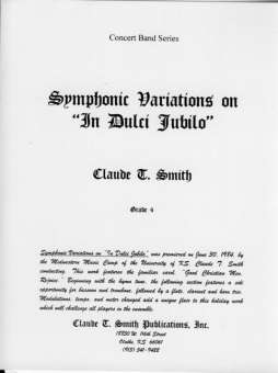 Symphonic Variations on "In Dulci Jubilo"