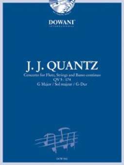 Konzert für Flöte, Streicher und Basso continuo QV 5 : 174 in G-Dur