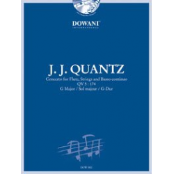 Konzert für Flöte, Streicher und Basso continuo QV 5 : 174 in G-Dur - Johann Joachim Quantz