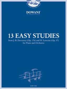 13 leichte Etüden für Klavier und Orchester von J.B. Duvernoy (op. 176) und H. Lemoine (op. 37)