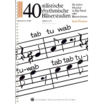 40 stilistische, rhythmische Bläserstudien - Stimme in Es (Es-Alt-Sax.,Es-Bar.-Sax.,Es-Klar.) - Karl Pfortner