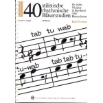 40 stilistische, rhythmische Bläserstudien - Stimme in Es (Horn) - Karl Pfortner