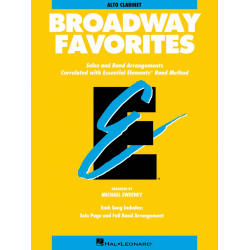 Essential Elements - Broadway Favorites - 06 Eb Alto Clarinet (english) - Diverse / Arr. Michael Sweeney
