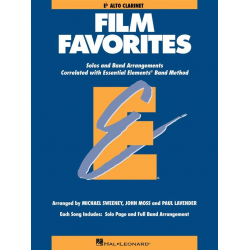Essential Elements - Film Favorites - 06 Eb Alto Clarinet (english) - Michael Sweeney / Arr. John Moss