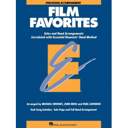 Essential Elements - Film Favorites - 17 Percussion (english) - Michael Sweeney / Arr. Paul Lavender
