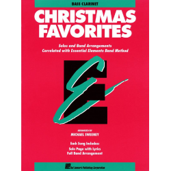 Essential Elements - Christmas Favorites - 07 Bb Bass Clarinet (english) - Diverse / Arr. Michael Sweeney