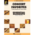 Essential Elements - Concert Favorites Vol. 1 - 09 Bb Tenor Saxophone (english) - Diverse / Arr. Michael Sweeney