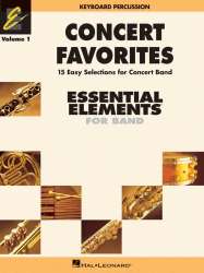 Essential Elements - Concert Favorites Vol. 1 - 18 Keyboard Percussion / Stabspiele (english) - Diverse / Arr. Michael Sweeney