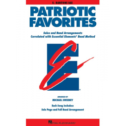 Essential Elements - Patriotic Favorites - 10 Eb Baritone Saxophone (english)