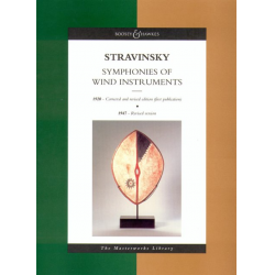 Symphonien für Blasinstrumente (rev. 1947) - Partitur - Igor Strawinsky / Arr. Robert Craft