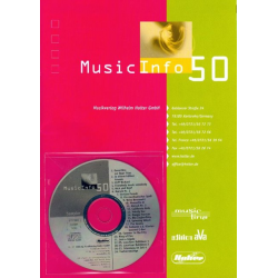 Promo PSH + CD: Halter - Musicinfo Nr. 50
