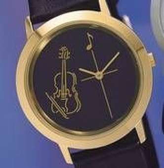 Armbanduhr Gold "Violine"