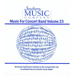 Promo CD: Southern Music - Concert Band Volume 23