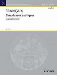 Cinq danses exotiques für Saxophon & Klavier - Jean Francaix