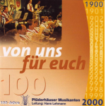 CD "Von uns für euch" - Plüderhäuser Musikanten