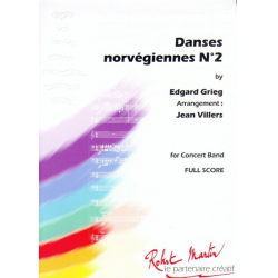 Norwegian dance No 2 - Danse norvégienne No 2 - Edvard Grieg / Arr. Jean Villers