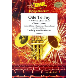 Ode To Joy (Concert Band) (+ Chorus SATB) - Ludwig van Beethoven / Arr. Scott Richards