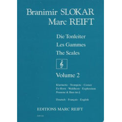 Die Tonleitern / Les Gammes / The Scales Vol. 2 - Branimir Slokar & Marc Reift