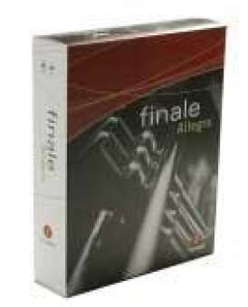 Notensoftware "Finale Allegro 2007" (dt.Version, Schulpreis)