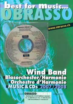 Promo Kat + CD: Obrasso - 2007-2008 Blasorchester