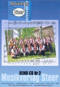 Promo Kat + CD: Musikverlag Steer - Demo CD Nr. 2