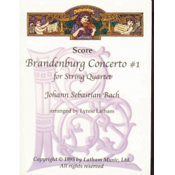 Brandenburg 1 - Score - Johann Sebastian Bach / Arr. William P. Latham