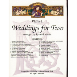 Weddings for Two Violin 2 - William P. Latham
