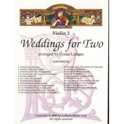 Weddings 2 Violin 2 - William P. Latham