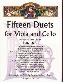 15 Duos Viola/Cello