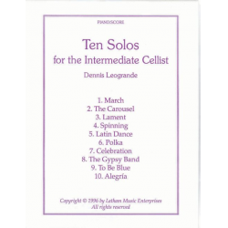 10 Solos for the Intermediate Cellist - Leogrande