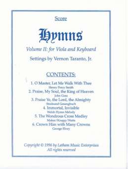 Hymns Vol 2 - Viola