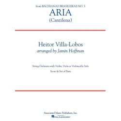 Aria (Cantilena) - (from Bachianas Brasileiras No. 5) - Heitor Villa-Lobos / Arr. Jamin Hoffman