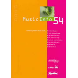 Promo PSH + CD: Halter - Musicinfo Nr. 54