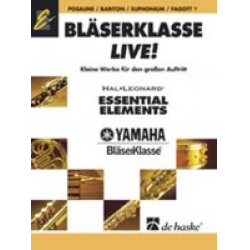 Bläserklasse live ! - 10 Posaune/Bariton/Euphonium/Fagott C BC - Jan de Haan