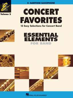 Essential Elements - Concert Favorites Vol. 2 - 10 Bariton-Sax. (english)