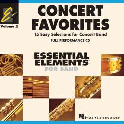 Essential Elements - Concert Favorites Vol. 2 - 19 Full Performance CD - Diverse / Arr. John Moss