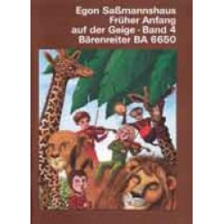 Früher Anfang auf der Geige Band 4 - Egon Sassmannshaus