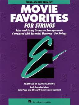 Essential Elements Movie Favorites for Strings - Piano